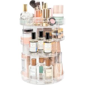 generic showay rotating makeup organizer 360 spinning storage display case clear acrylic vanity b 200.0